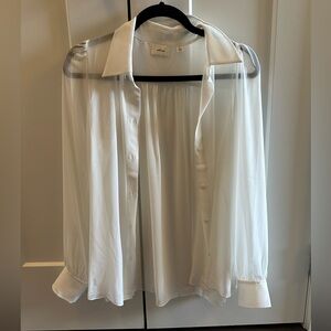 NWOT Sheer Wilfred Blouse